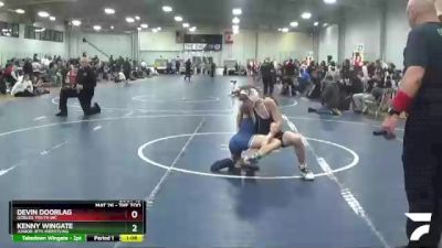 109 lbs Cons. Round 3 - Devin Doorlag, Gobles Youth WC vs Kenny Wingate, Junior Jets Wrestling