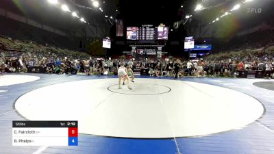 120 lbs Cons 64 #2 - Cole Faircloth, Nevada vs Brady Phelps, Illinois