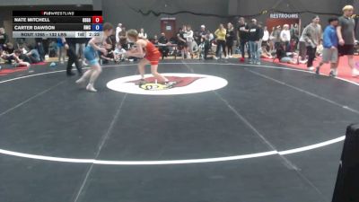 132 lbs Cons. Rd Of 16 - Nate Mitchell, USA Gold vs Carter Dawson, Roseburg Mat Club