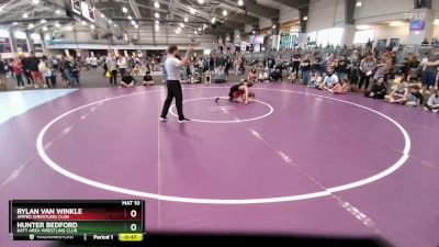 83 lbs Cons. Round 4 - Hunter Bedford, Katy Area Wrestling Club vs Rylan Van Winkle, Amped Wrestling Club