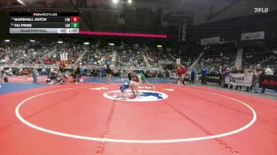 3A-175 lbs Quarterfinal - Taj Prine, Lander Valley vs Marshall Hatch, Lyman