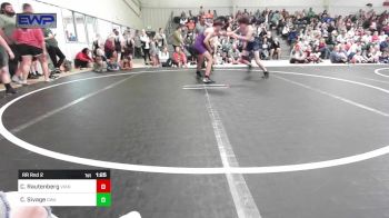 106 lbs Rr Rnd 2 - Carlos Rautenberg, Vian Wrestling Club vs Caden Sivage, Greenwood Wrestling Academy