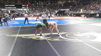 Cons. Round 2 - Macy Barber, Omaha Westside vs Taj-Marie Cook, Omaha Benson