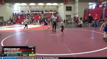 42 lbs Round 5 - Kinzley Mckelvey, Ironclad Wrestling Club vs Blakelynn Morrow, Arab Youth Wrestling