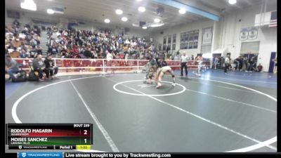 126 lbs Champ. Round 2 - Rodolfo Magarin, Segerstrom vs Moises Sanchez, Laguna Hills