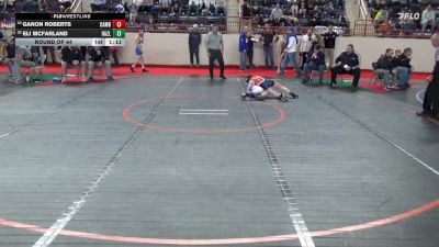 90_B lbs Round Of 64 - Ganon Roberts, Cambridge Springs vs Eli McFarland, Hazleton