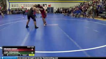 Round 3 - Braeden Berry, Cedar Rapids Washington vs Cody Monaghan, West Delaware, Manchester