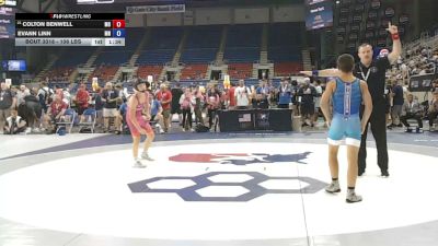 106 lbs Champ. Rd Of 64 - Colton Benwell, Missouri vs Evann Linn, Minnesota