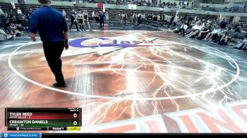 120 lbs Round 2 (4 Team) - Creighton Daniels, Staley vs Tyler Reed, Apple Valley