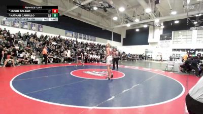 126 lbs Quarterfinal - Nathan Carrillo, St. John Bosco vs Jacob Solano, Etiwanda