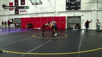 165 lbs Champ. Round 2 - Damien Valdez, Lemoore College vs Oscar Hernandez, Victor Valley College