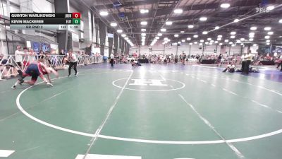 145 lbs Rr Rnd 2 - Quinton Warlikowski, Journeymen Red - HSB vs Kevin Mackerer, ELITE NJ - HSB