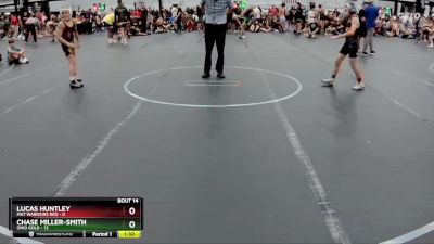 80 lbs Round 4 (8 Team) - Chase Miller-Smith, Ohio Gold vs Lucas Huntley, Mat Warriors Red