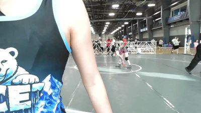 100 lbs Rr Rnd 3 - Madison Leonard, Slam Factory Girls - HSG vs Karlee Clevenger, ICE Wrestling Pink - HSG