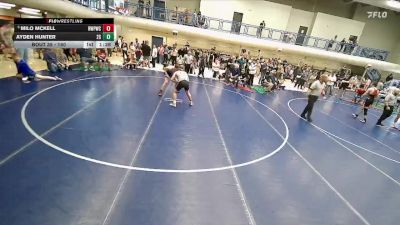 150 lbs Cons. Semi - Ayden Hunter, 208 Spartans vs Milo McKell, Riverton Wolf Pack Wrestling Club