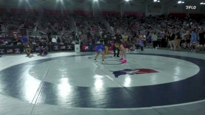 110 lbs Quarters - Gianna Hoskins, Michigan Wrestling Academy vs Kaila Gridiron, Cougar Wrestling Club