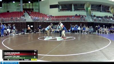 110 lbs Round 3 (8 Team) - Alexis Haeusler, Manhattan HS vs Aaniyah Collins, Papillion-La Vista South Girls