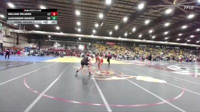 215 lbs Cons. Round 2 - William Velarde, Lander Tiger Tough vs Alexander Marich, Spearfish