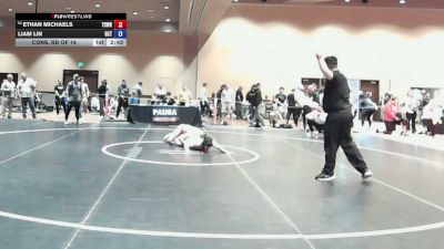 126 lbs Cons. Rd Of 16 - Ethan Michaels, Triumph Wrestling vs Liam Lin, GPS/KD Trained