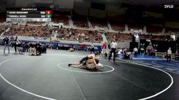 150-D2 Champ. Round 1 - Gage Benjamin, Bradshaw Mountain vs Trenell Ross, Desert Edge High School