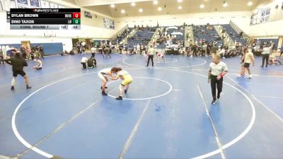 126 lbs Cons. Round 7 - Dino Taxon, Live Wire vs Dylan Brown, Redondo Union High School