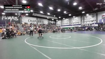 157 lbs 1st Place Match - Andrew Martinez, Chaparral vs Alexander Sotomayor, Temecula Valley