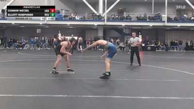 174 lbs Round Of 16 - Connor Wetzel, Lock Haven vs Elliott Humphries, PRTC