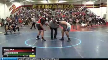 285 lbs Cons. Round 1 - Alexis Sanchez, Azusa vs Diego Nava, AB Miller