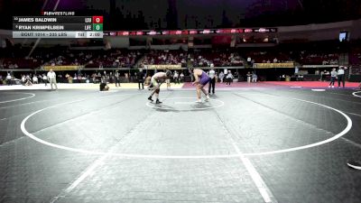235 lbs Semifinal - James Baldwin, Louisiana State vs Ryan Krimpelbein, Life