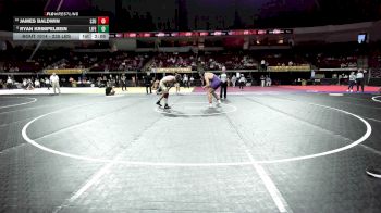 235 lbs Semifinal - James Baldwin, Louisiana State vs Ryan Krimpelbein, Life
