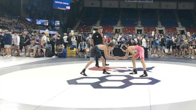 100 lbs Champ. Rd Of 64 - AJ Bechlem, Ohio vs Jace Adams, Georgia