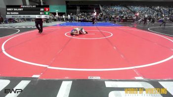 90 lbs Consi Of 8 #2 - Grey Salamy, Junior Eagles Wrestling Club vs Eli Sassa, No Limits Wrestling Club
