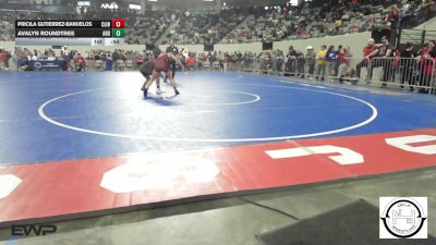 113 lbs Consi Of 32 #2 - Pricila Gutierrez-Banuelos, Clinton, Ok vs Avalyn Roundtree, Ardmore Junior High