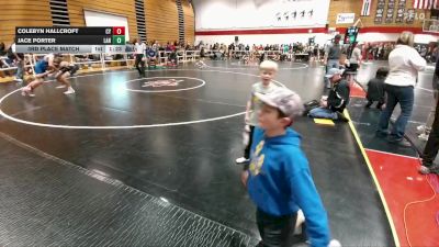105B 3rd Place Match - Colebyn Hallcroft, CY Middle School vs Jace Porter, Lander Middle School
