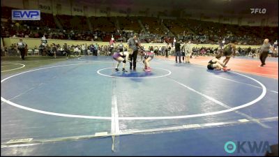 126 lbs Consi Of 8 #2 - Dallie Bledsoe, Woodland Wrestling Club vs Carissa Prock, Vian Wrestling Club