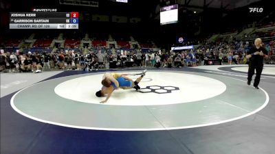 138 lbs Champ. Rd Of 128 - Joshua Kerr, KS vs Garrison Sartain, OK