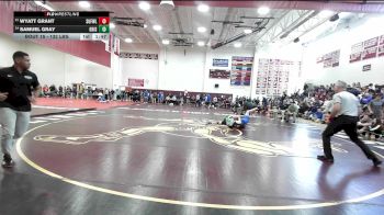 132 lbs Round Of 32 - Wyatt Grant, Suffield/Windsor Locks vs Samuel Gray, Griswold/Wheeler