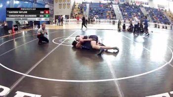 175 Blue Cons. Semi - Christopher Saunders, Bartram Trail H.S. vs Hayden Taylor, Camden