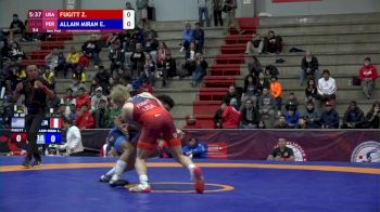 60 kg Semifinal - Zan Fugitt, USA vs Edwin Allain, PER
