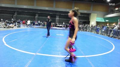 125 lbs 5th Place - Jasmine Tamondong, Douglas vs Caddy Belle Tverdy, Eagle