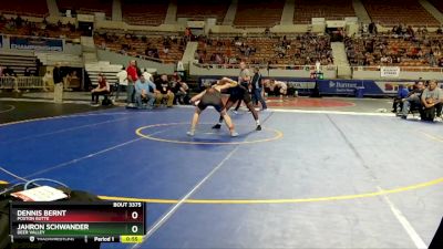 D3-165 lbs Cons. Round 1 - Jahron Schwander, Deer Valley vs Dennis Bernt, Poston Butte