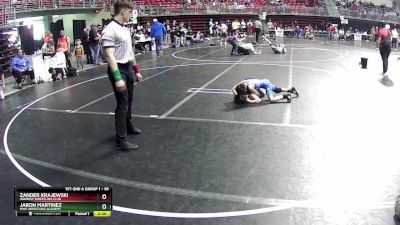 59 lbs Cons. Round 4 - Zander Krajewski, Waverly Wrestling Club vs Jaron Martinez, MWC Wrestling Academy