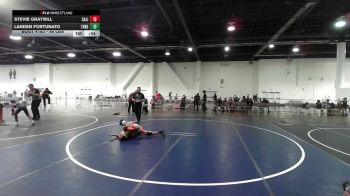 86 lbs 2nd Place - Stevie Graybill, California Grapplers vs Landen Fortunato, Threshold WC