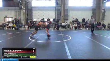 140 lbs Round 3 (4 Team) - Anthony Rodrigues, Junior Terps Xpress vs Colby Fields, Germantown Wrestling