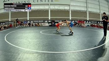126 lbs Weston Porter, Iowa Blue vs Aiden Jalajel, Oklahoma Outlaws Blue