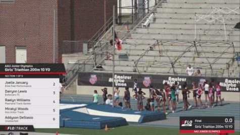 2026 AAU Junior Olympic Games - Youth Girls' 200m, Prelims 1 - Age 10
