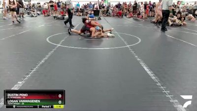 100 lbs Round 3 (4 Team) - Dustin Peno, FL Scorpions vs Logan VanWagenen, Team Smash