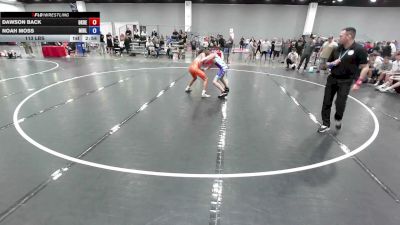 113 lbs Dawson Back, Oklahoma Red vs Noah Moss, Team Michigan - Blue