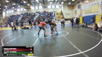 157 lbs Quarterfinal - Elijah Alvarez, SOWA vs Evan Martinez, Lakeland