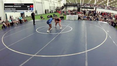 145 lbs Mackenna Webster, Michigan Red vs Jeanine Field, Utah